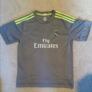 Kids Gray Soccer Jersey